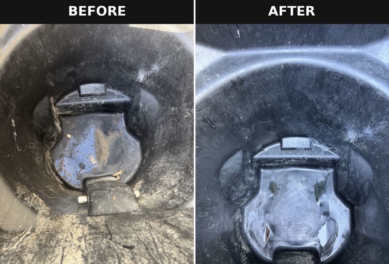 Trash Bin Cleaning after cleaning